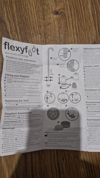 Nasadka Flexyfoot amortyzująca końcówka do lasek lub kul