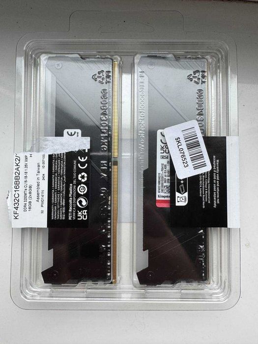 Память DDR4 2x8GB/3200 Kingston Fury Beast RGB (KF432C16BB2AK2/16WP)