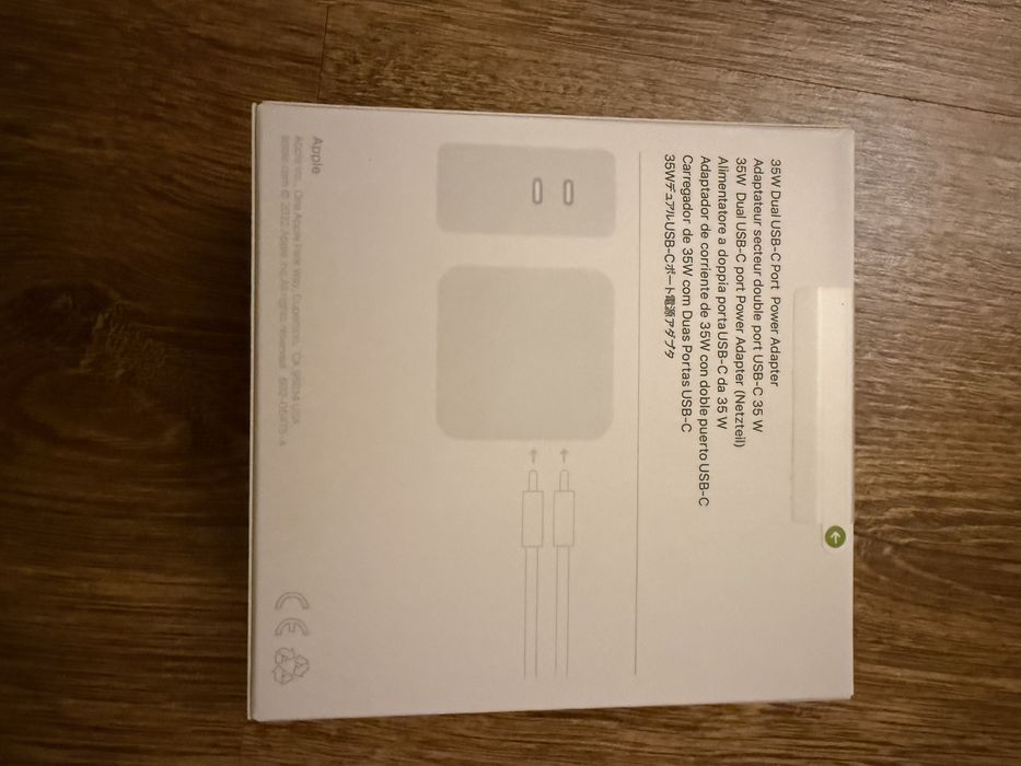 Ładowarka Apple 35 wat 2 wejścia usb-C