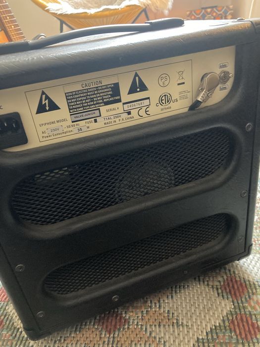 Amplificador guitarra Epiphone Valve Jr