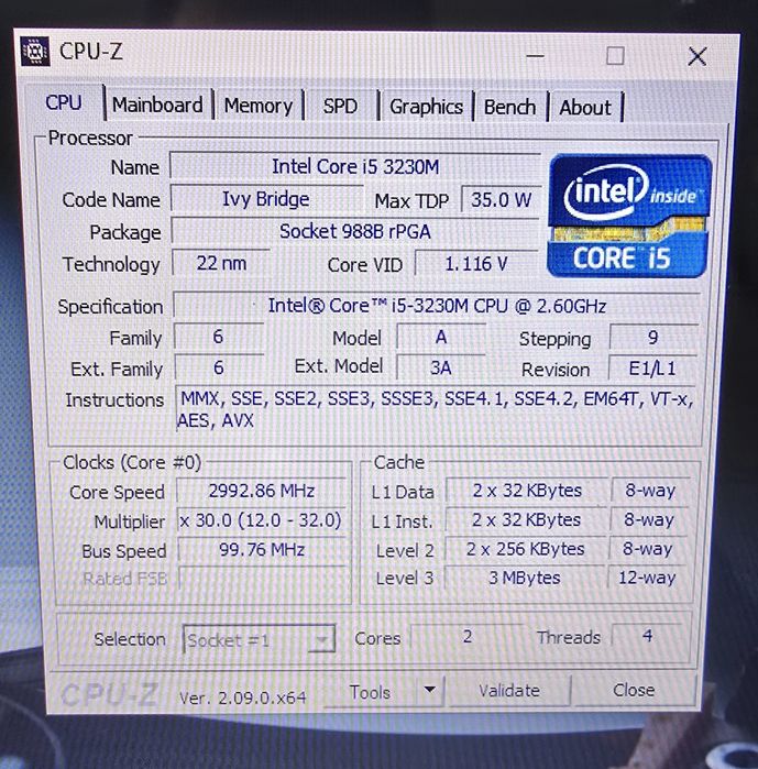 Hp Pavilion 15  i5  3GB ram