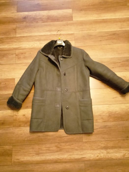 Vintage retro kożuch męski M