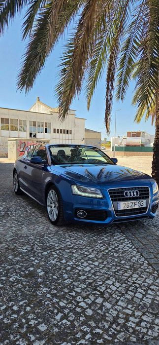 Audi A5 Cabriolet 2.0 Turbo — Azul, Capota Elétrica, Pronto Para o Verão