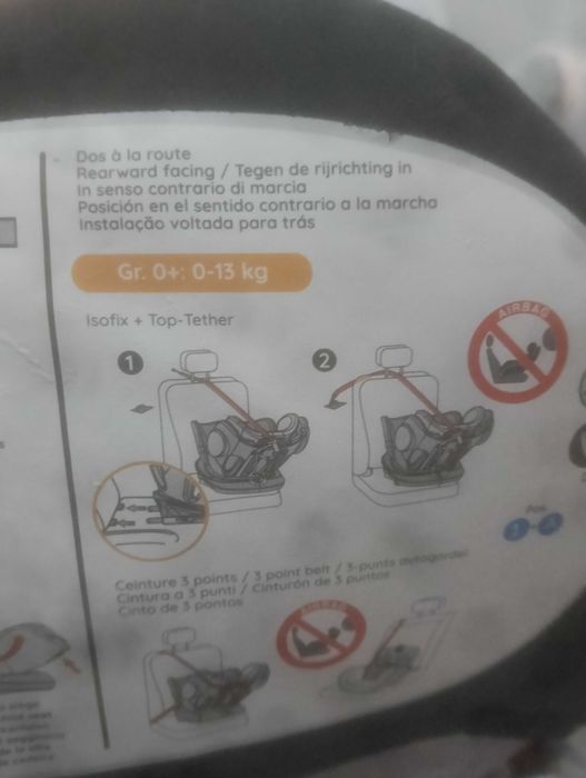 Cadeira bebe rotativa isofix