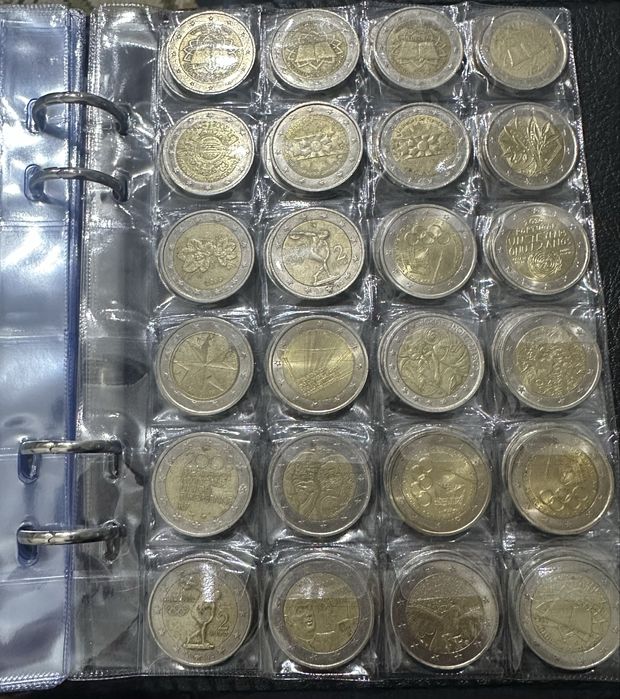 Moedas de 2€ para trocas