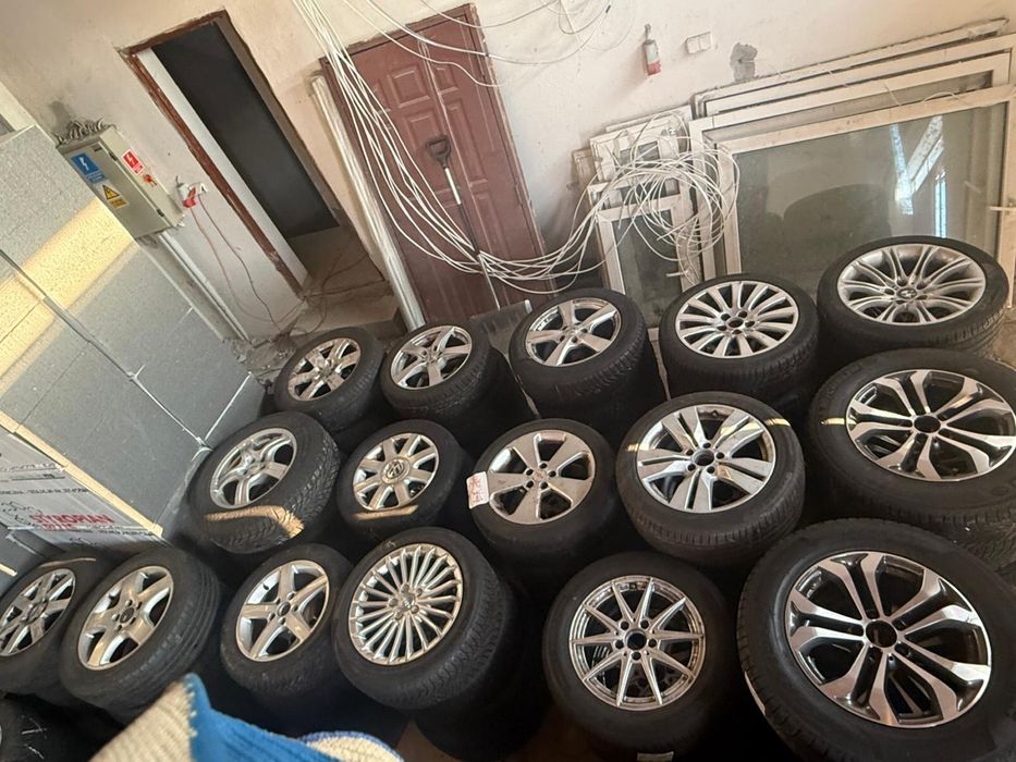 Koła alufelgi felgi aluminiowe 38 kompletów pakiet hurt opony