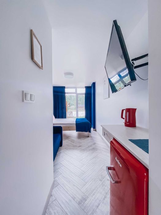 Czek turystyczny Pokoje Apartamenty Osada Rybacka Jezioro Białe Okuninka noclegi
