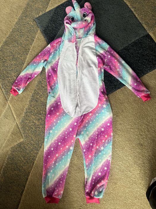 Кігурумі-Піжама-Єдиноріг,майже не вдівали!130 См