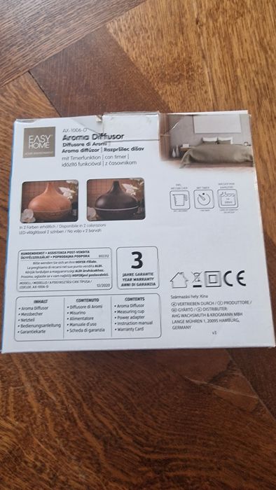 Dyfuzor Zapachowy Nawilżacz Spa