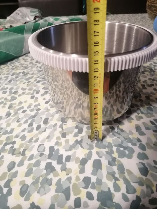 Taça em inox para batedeira HAEGER