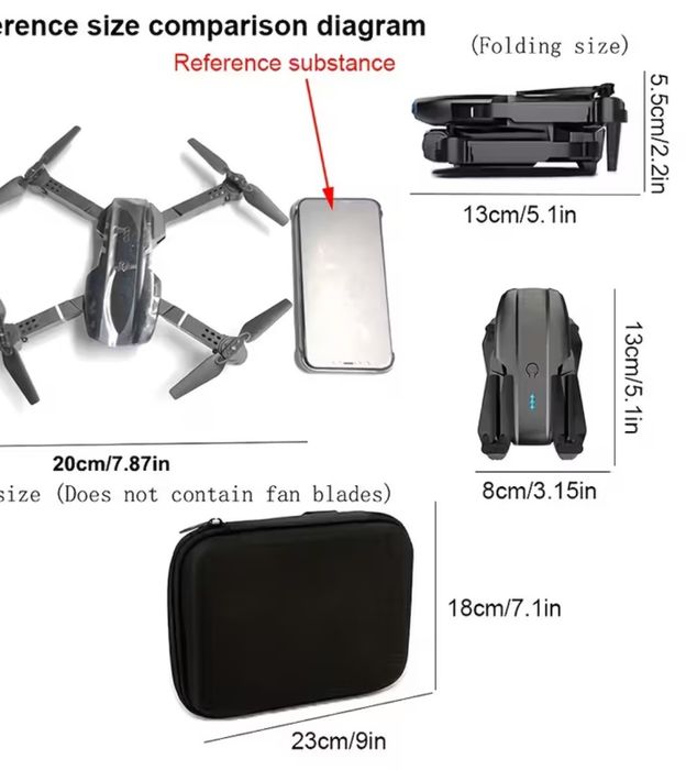 Дрон е99/88 про з кейсом