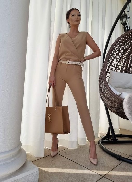 Kombinezon camel S By Me jakoś premium polskiej produkcji