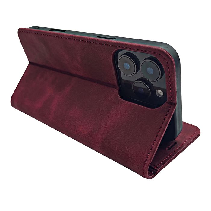 Etui Smart Suede do Google Pixel 11 / 11 Pro bordowe