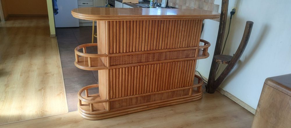 Sprzedam Bar Rattanowy + 2 hokery