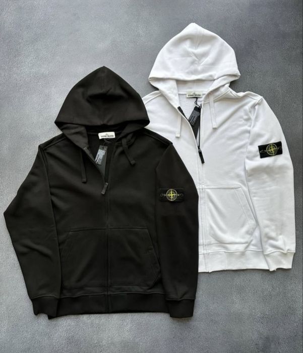 Зіп худі Stone Island | Стон Айленд Кофта | Зіпка чоловіча Стонік Hoodie