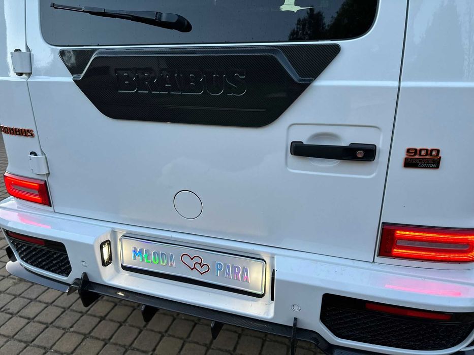 Auto do ślubu białe G-Class G-Wagon Brabus Wolne Terminy 2024
