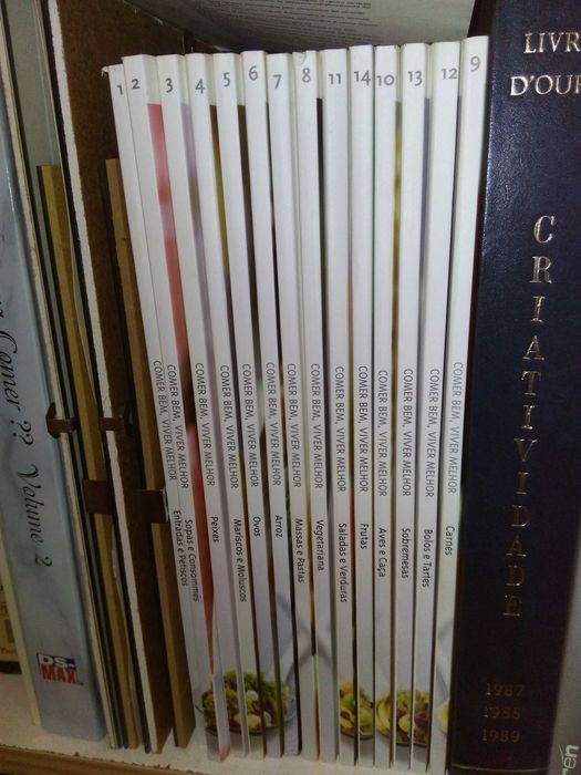 Livros "Comer bem, viver melhor"