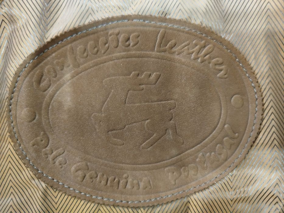 Casaco comprido em pele genuína GMB