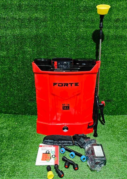 Акумуляторний обприскувач 16л Forte / Grunhelm GHS-16 PRO Оприскувач
