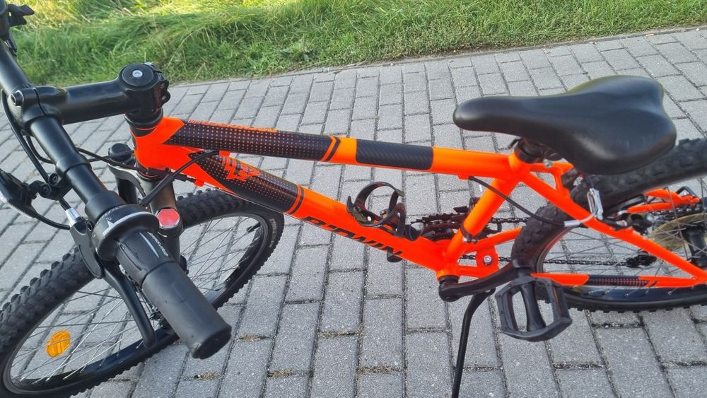Rower dzieciecy B twin Rockrider 500,kola 24cale, bdb
