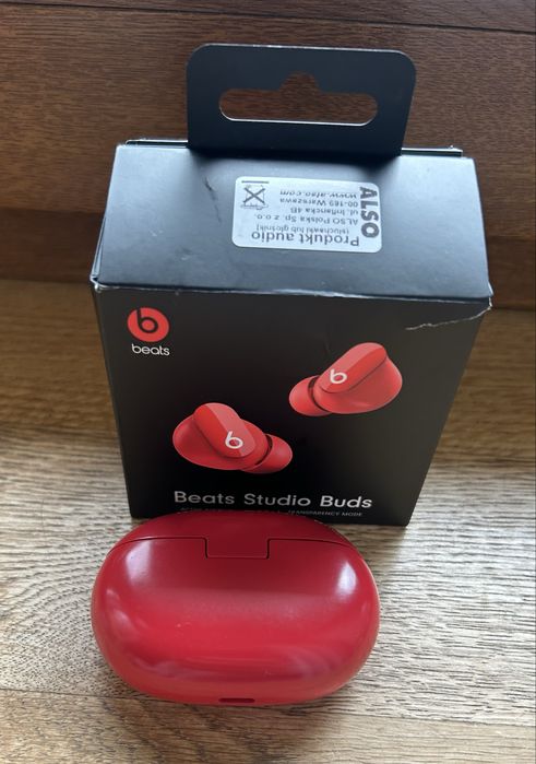 Słuchawki bezprzewodowe Beats Studio Buds Dokanałowe Czerwony