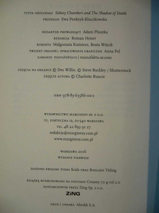 Sidney Chambers Cień śmierci - James Runcie