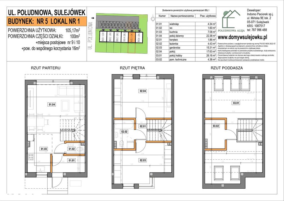 Segment 105 m²(121 m² całk.)|Ogród| Las 200 m| SKM 1,2 km |Szkoła 690m