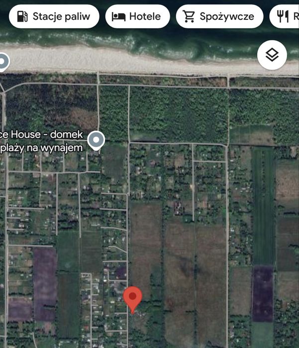 Działka nad morzem , blisko plaży . Uzbrojona !!