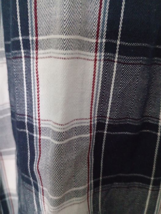 Koszula męska w kratę xxl