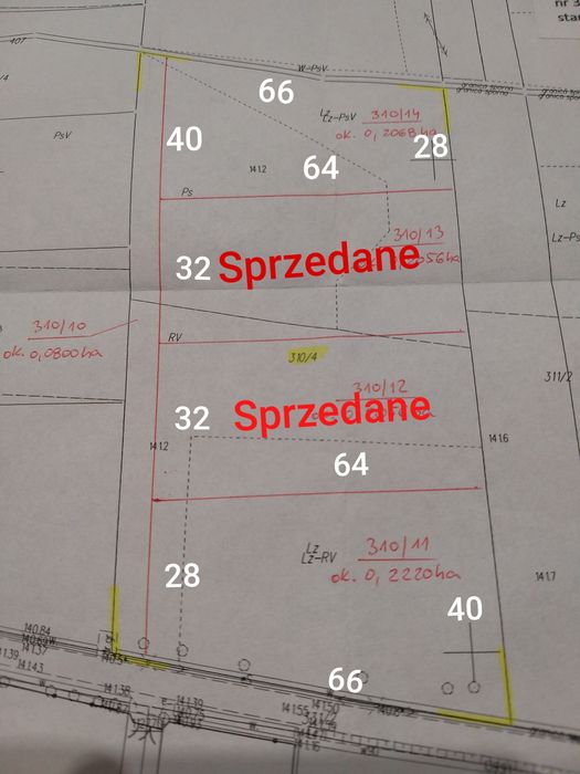 Sprzedam działke 2200m
