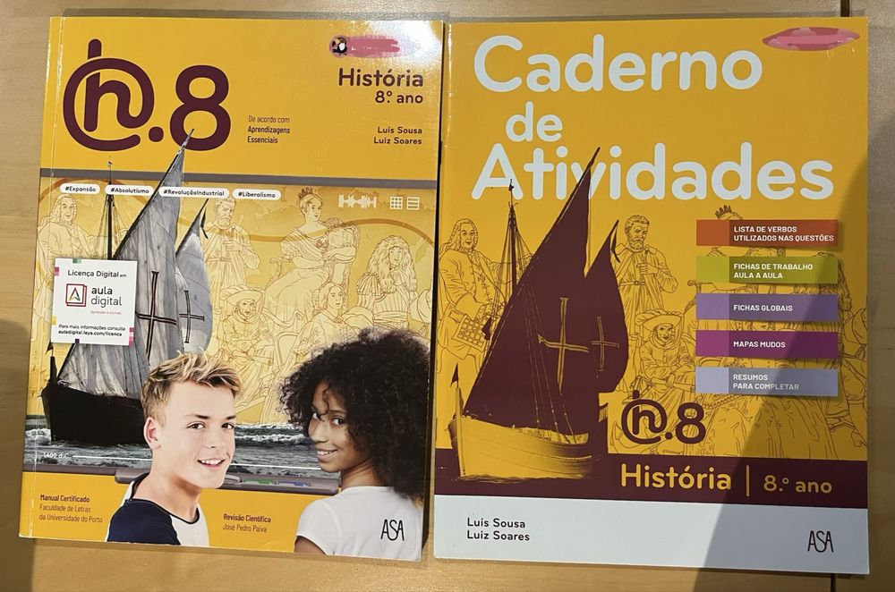 H8 - manual e cad. atividades Historia 8° ano