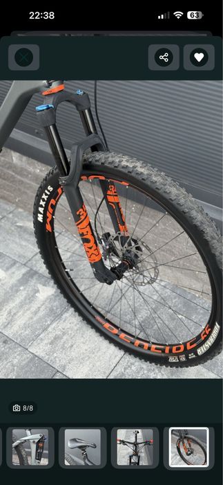 Bicicleta BTT Cube Stereo 120 HPC Carbono – Fox/SRAM – Estado Impecável