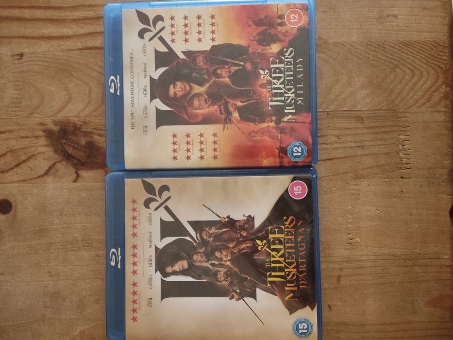 Os três mosqueteiros coleção blu ray