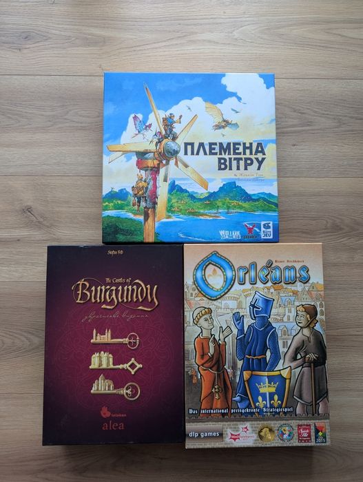 Настільні ігри: Племена вітру та Орлеан
