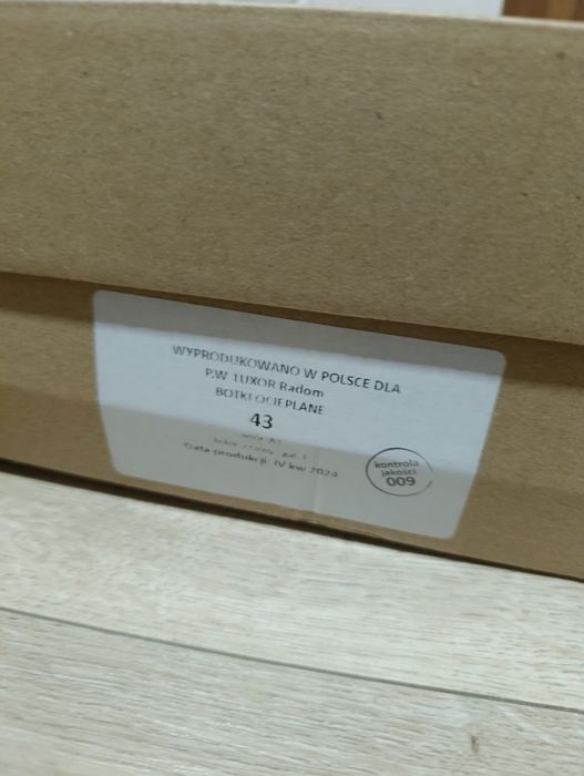 Buty męskie trzewiki ocieplane skóra za kostkę czarne 43 skórzane botk