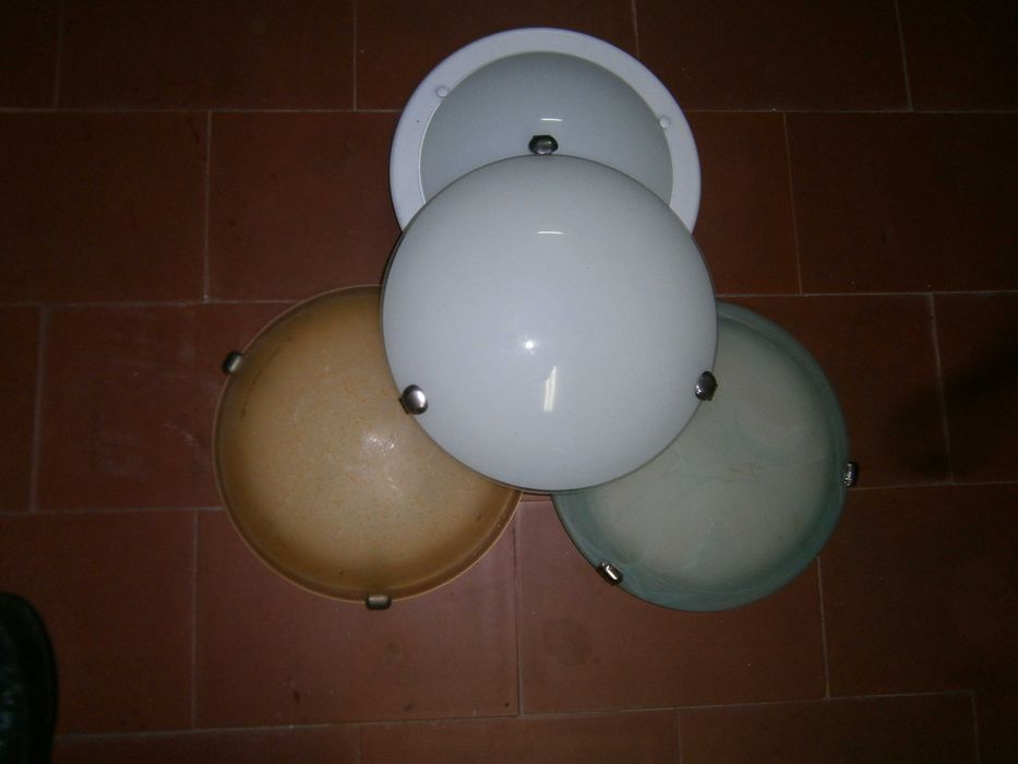 4 Plafoniers de tecto ao preço da chuva
