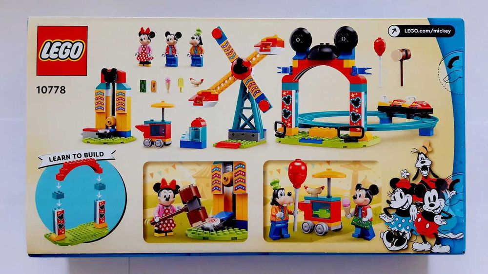 Lego Disney 10778 Mickey, Minnie and Goofy's Fairground Fun selado