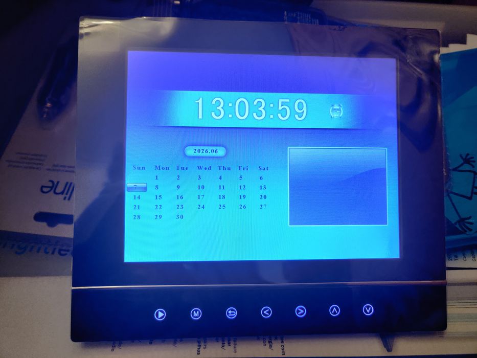 Moldura Digital Lazer - Nunca Usado - Ecrã 8 polegadas