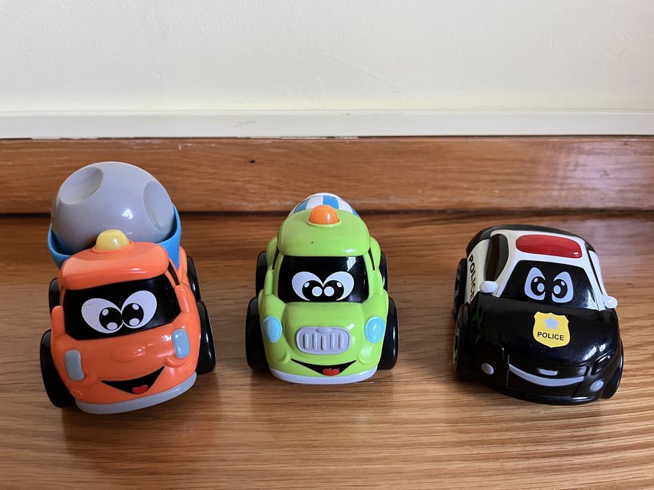Conjunto de 3 carrinhos interativos da CHICCO