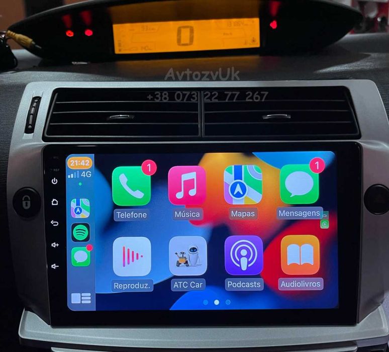 Магнитола PEUGEOT 301 CITROEN Elysee C4 C3 C2 DS3 С3 ДС3 CarPlay Android 16
