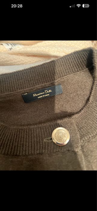 Kardigan Massimo Dutti welna