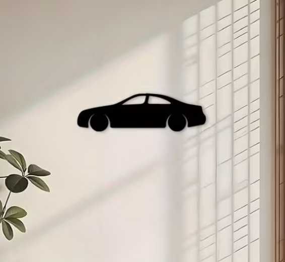 Nowa metalowa dekoracja ścienna | Samochód