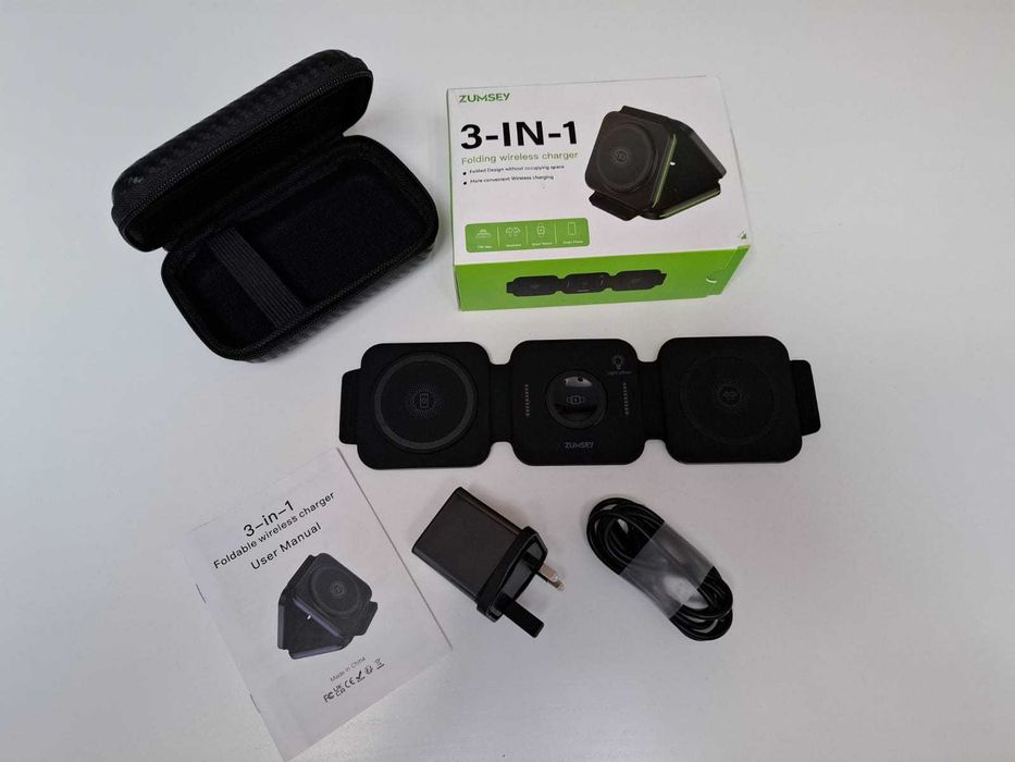 Ładowarka 3w1 iPhone Samsung Składana