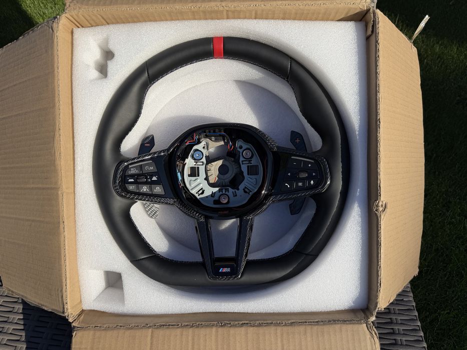 BMW M-пакет кермо LCI G Series, руль з подушкою airbag, карбон, підігрів, вібро
