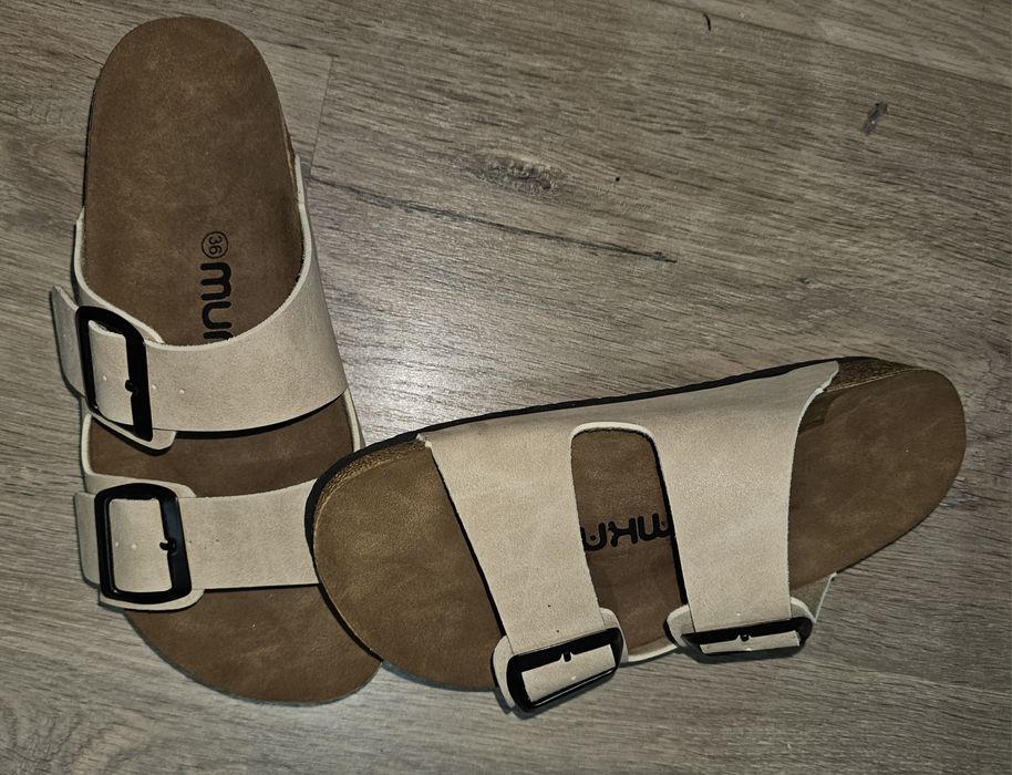 Sandálias Mumka creme