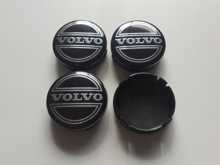 Centros/tampas de jante completos Volvo com 56, 60, 64 e 68 mm