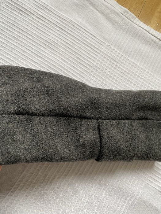 Płaszcz wełniany szary Sisley rozmiar 36