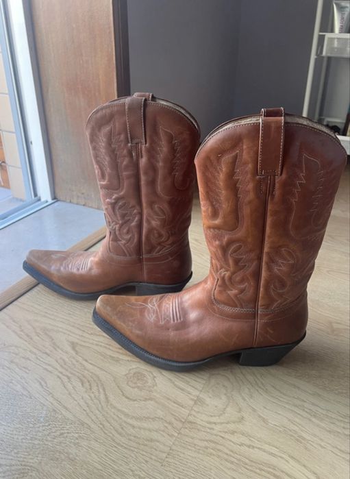 Botas Sendra cowboy - pele castanho claro