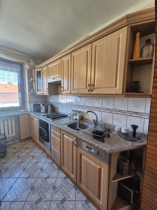 Kuchnia z wyposażeniem lodowka piekatnik płyta używana meble kuchenne