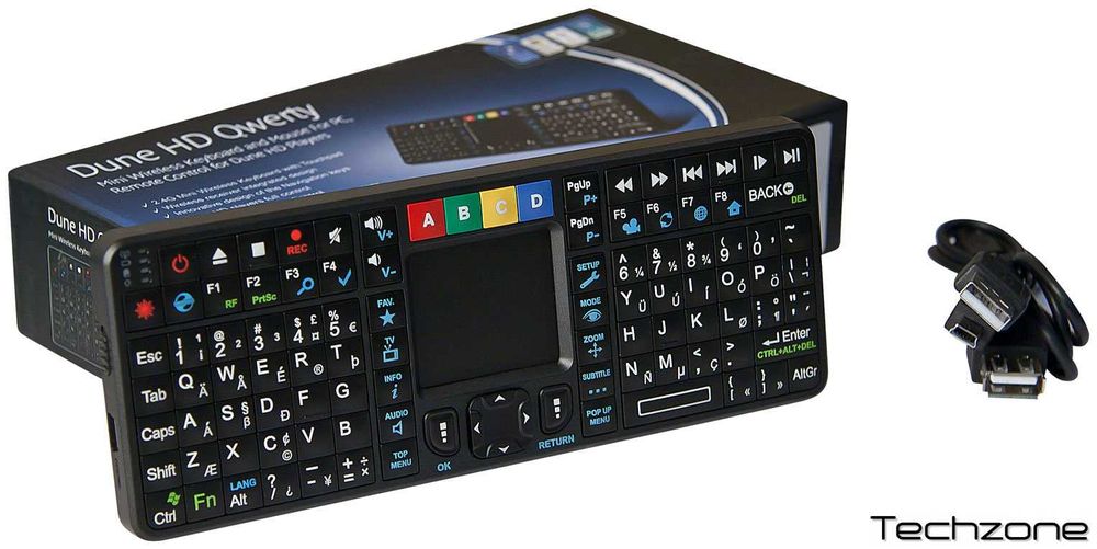 Беспроводная клавиатура Dune HD Querty